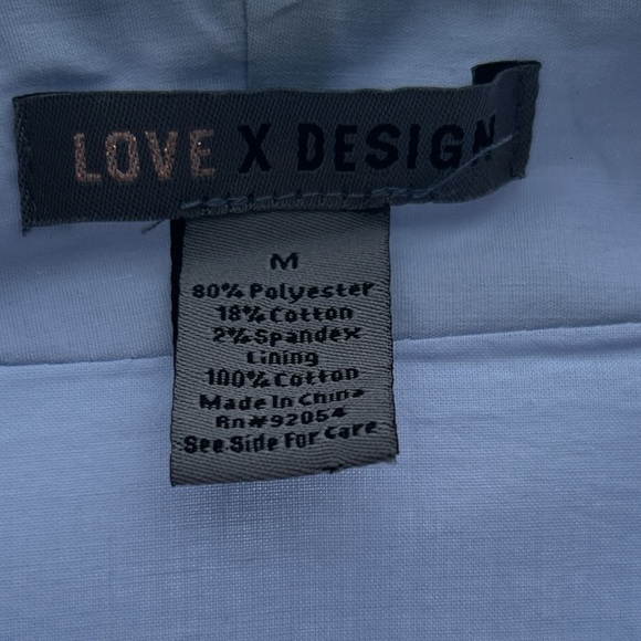 Love X Design Blue Smocked Waist Midi Dress - Chic Summer Event Guest - Size M - Picture 3 of 11